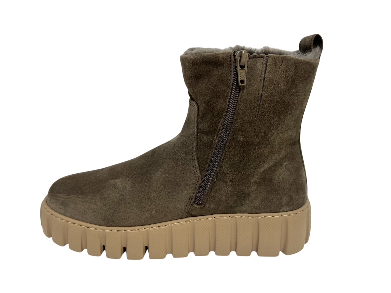 Gabor Komfort Stiefeletten Plateau beige