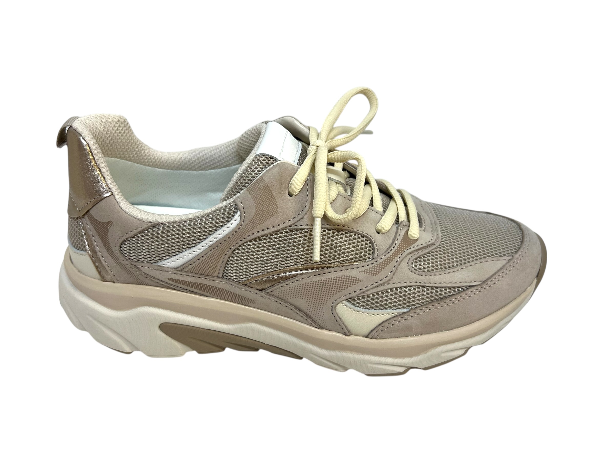 Gabor Komfort Schnürschuhe beige