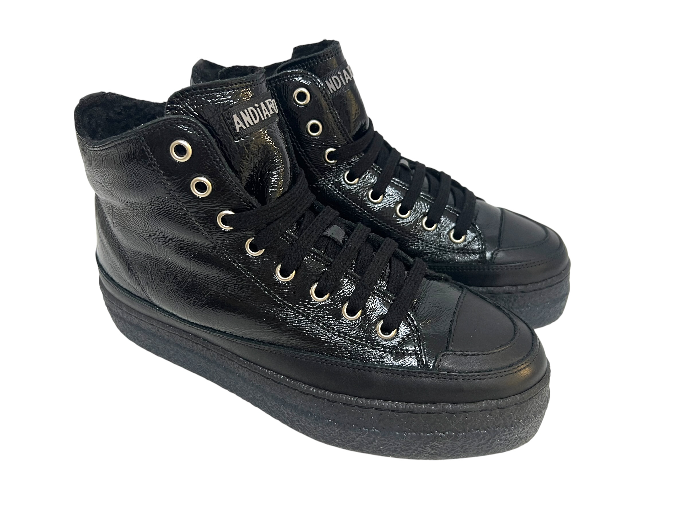 Andia Fora Stiefelette HORO schwarz Lack Andia Fora Stiefelette HORO schwarz Lack