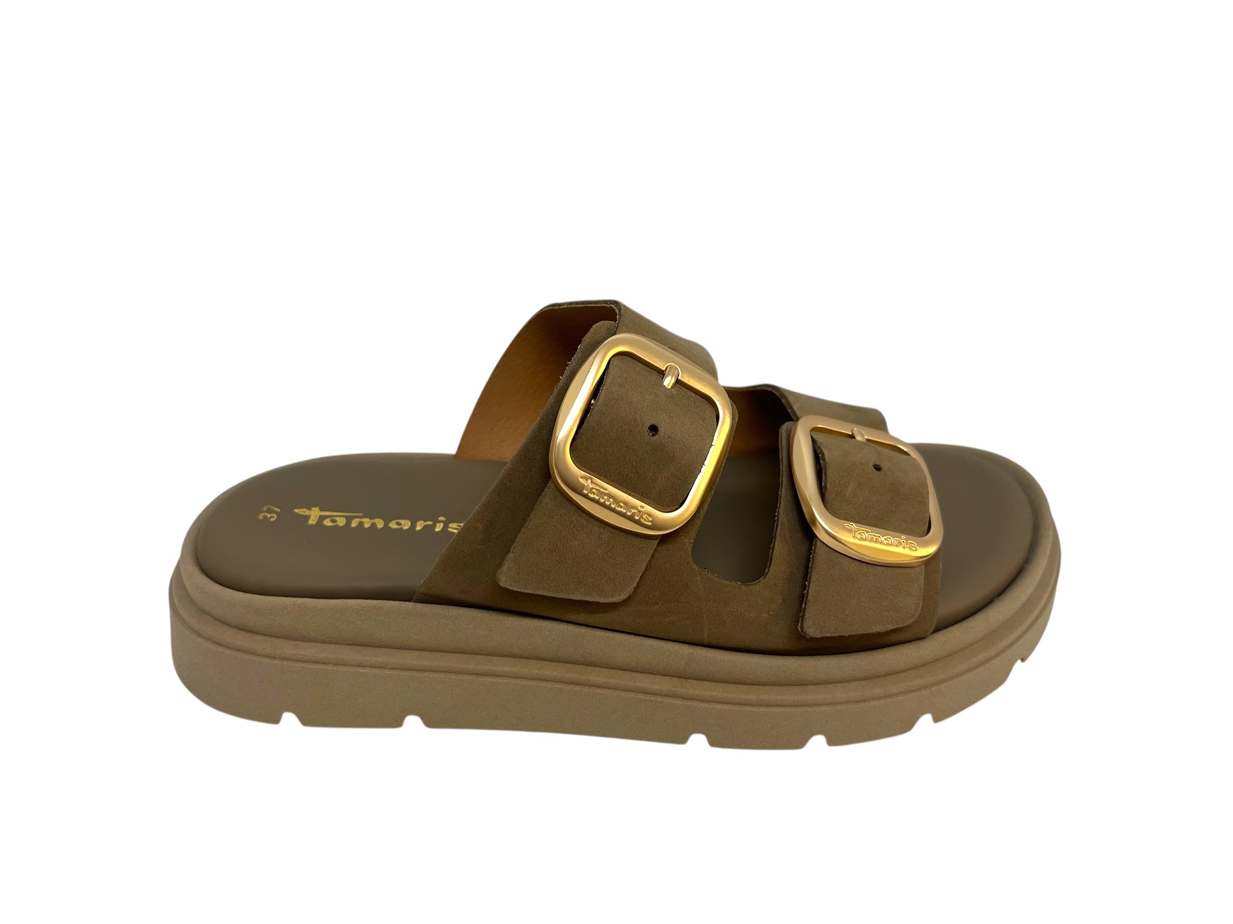 Tamaris Pantoletten beige