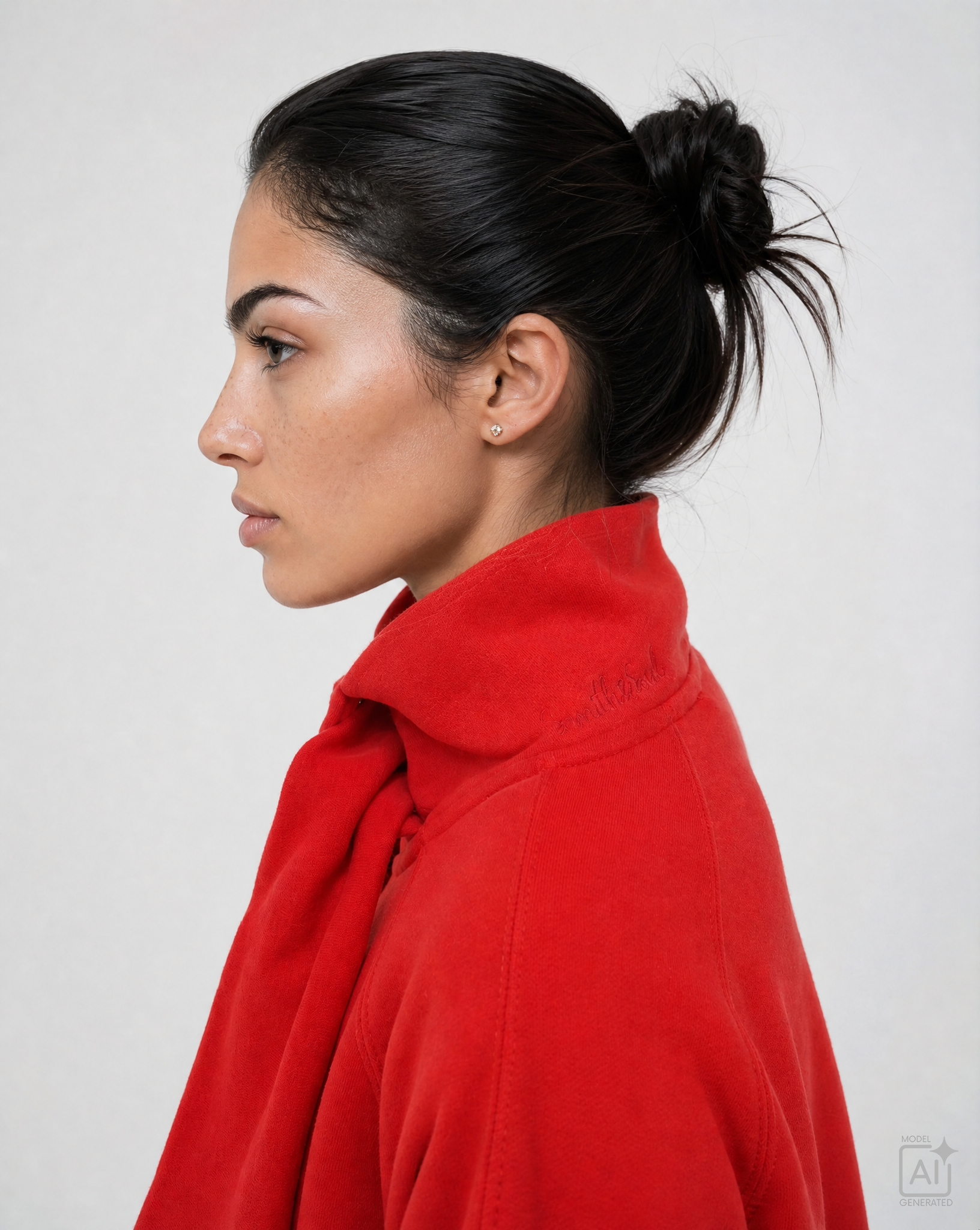 Smith & Soul Sweatshirt Cape love red