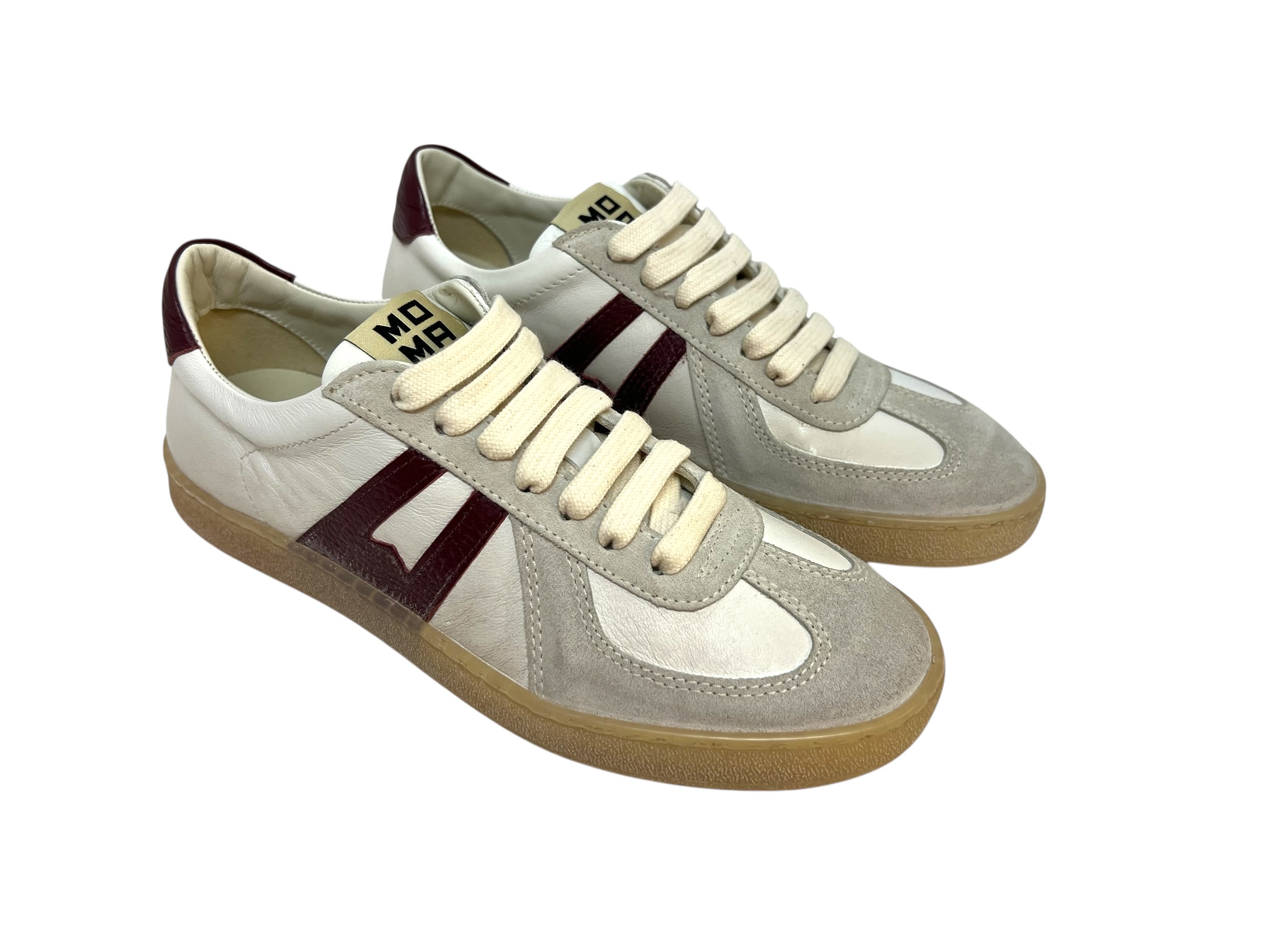 Moma Sneakers weiß bordeaux Moma Sneakers weiß bordeaux