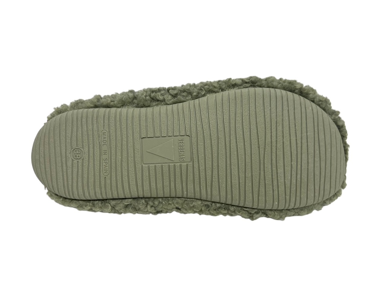 Verbenas Hausschuhe YORK CURLY grün Verbenas Hausschuhe YORK CURLY grün