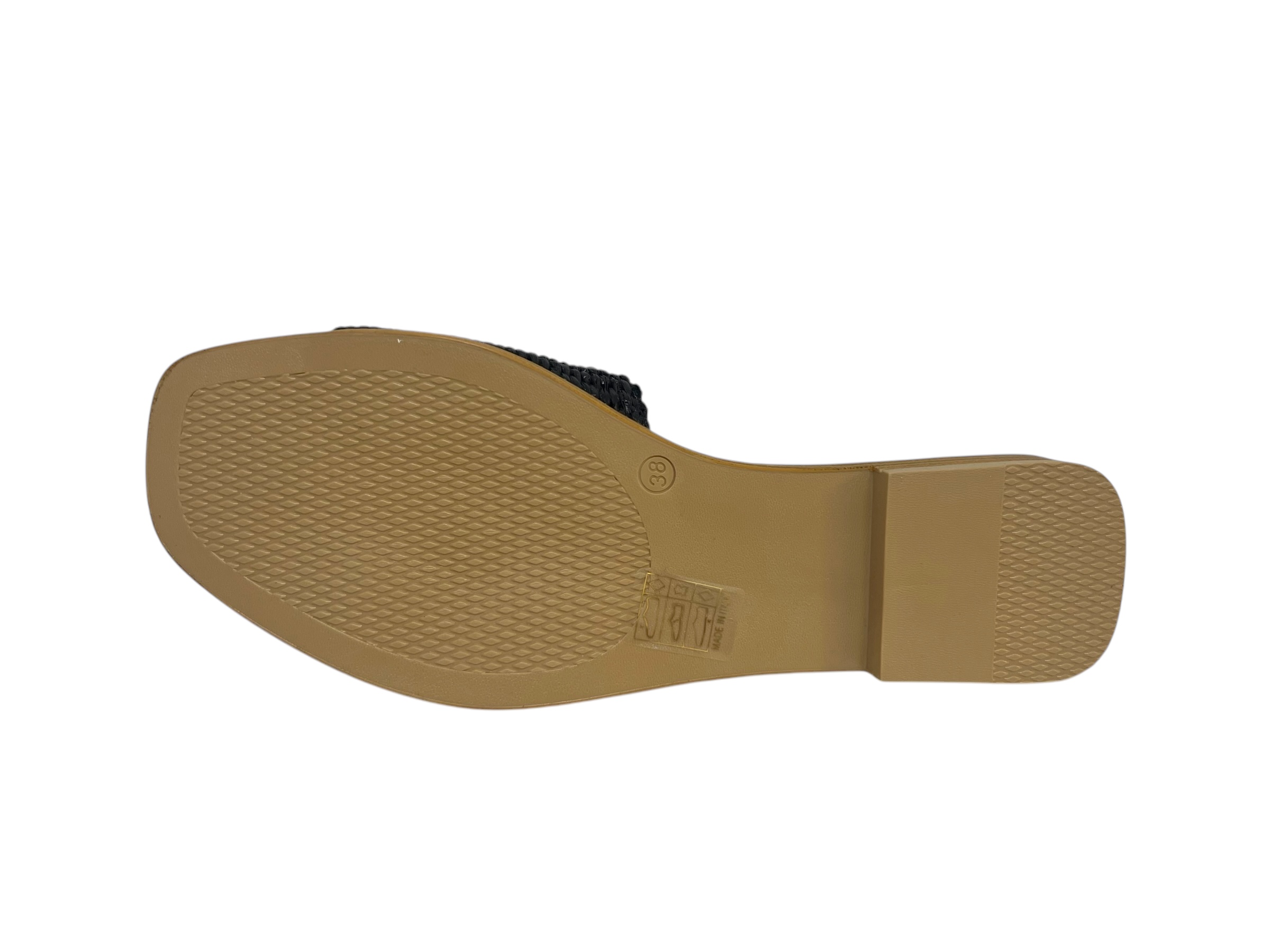 Sandro Rosi Pantolette Bast schwarz