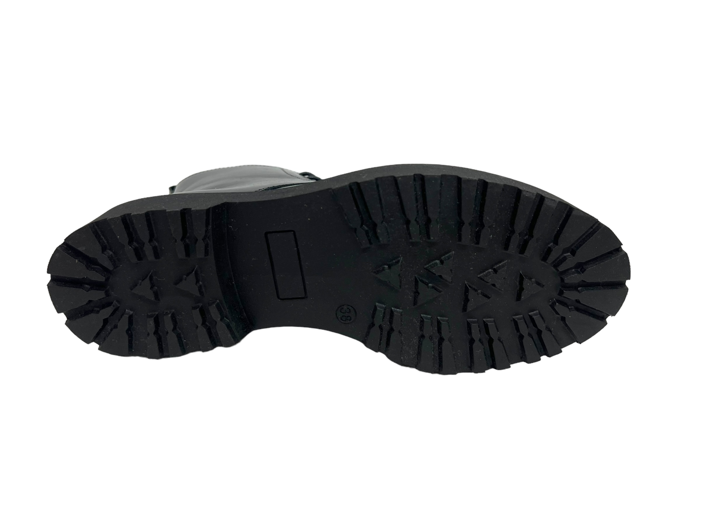 Palpa Lack Stiefeletten schwarz