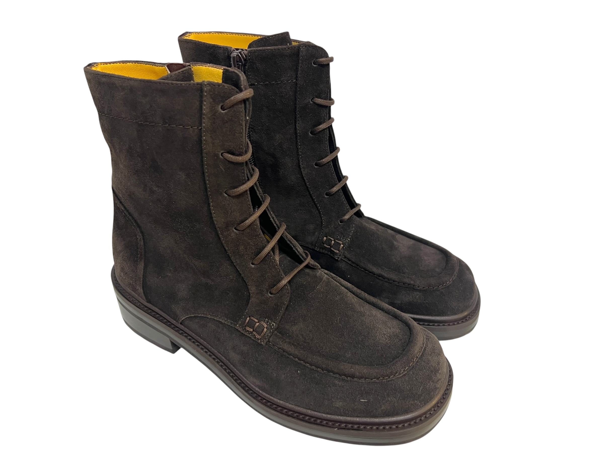 Trumans Schnürstiefelette dunkelbraun