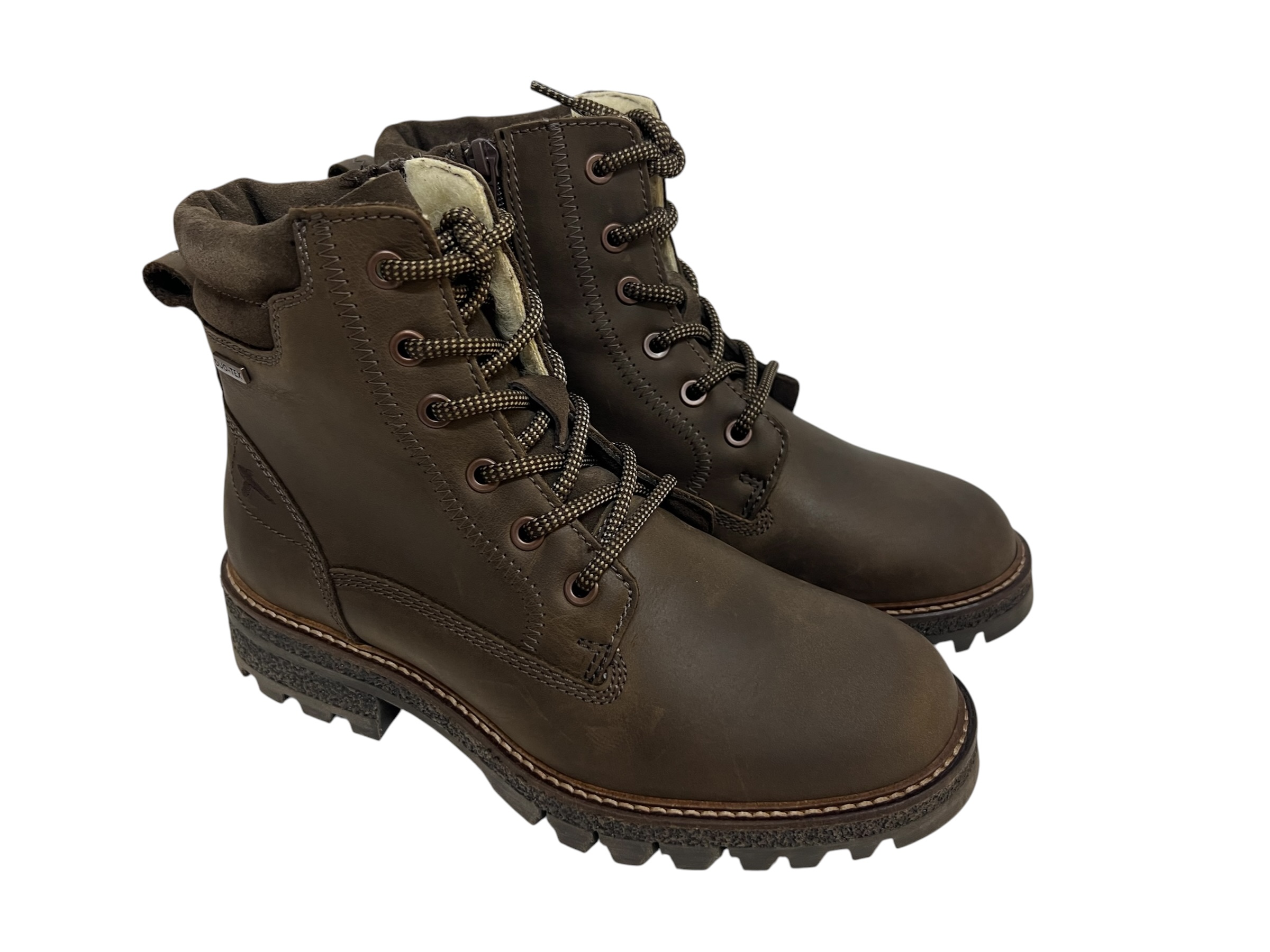 Tamaris Schürschuhe dunkelbraun