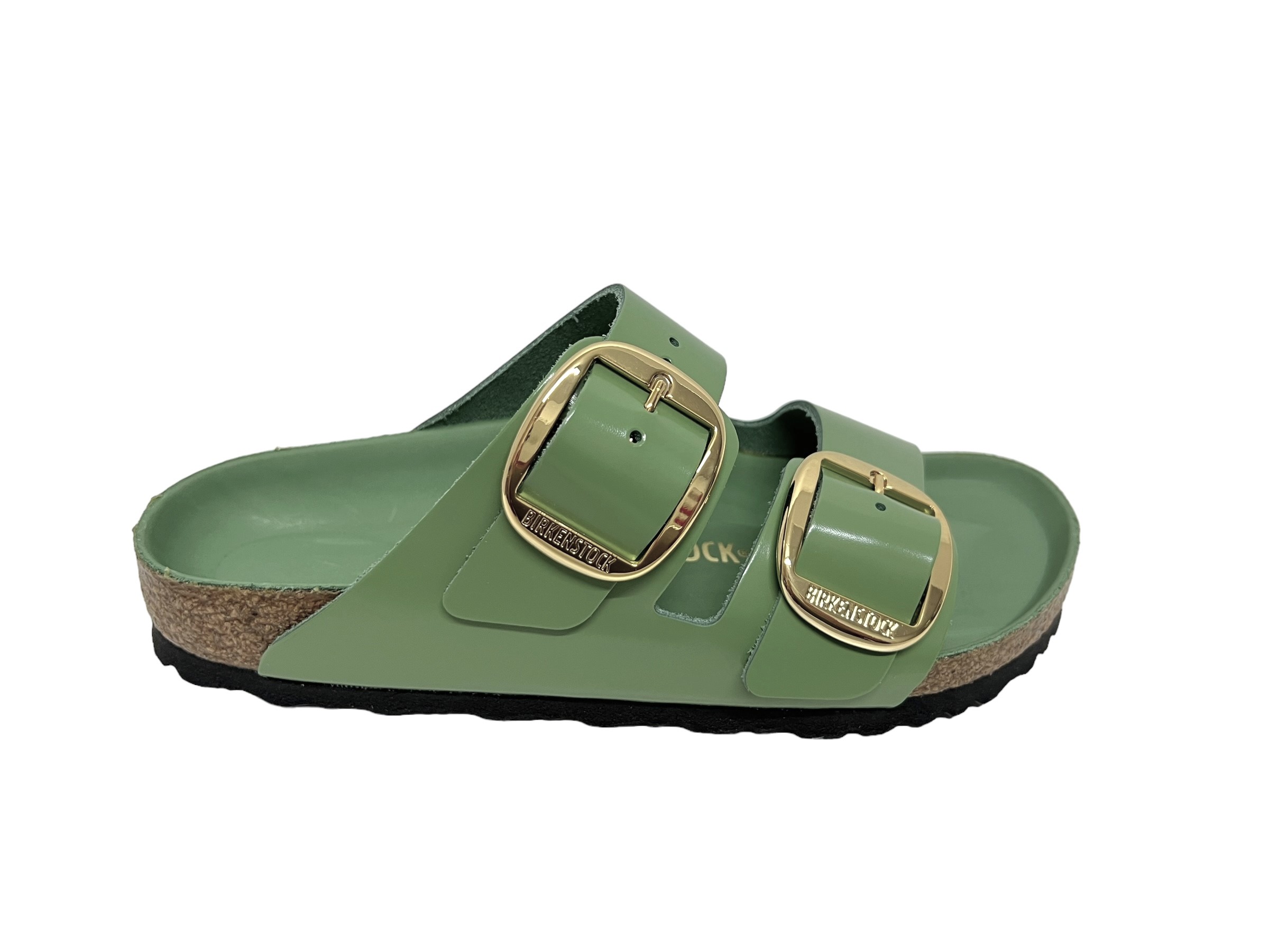 Birkenstock Pantoletten ARIZONA BIG BUCKLE green tea Birkenstock Pantoletten ARIZONA BIG BUCKLE green tea