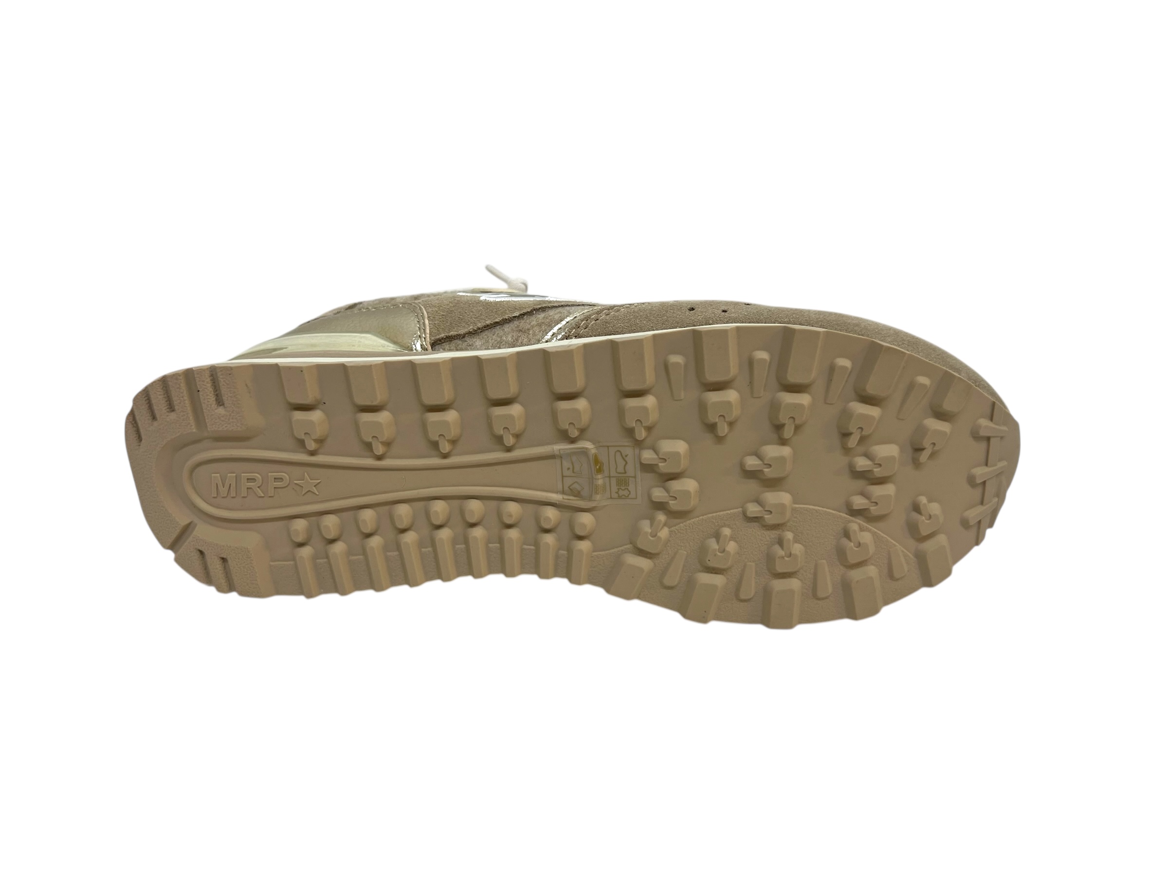Maripe Sneakers AMSTERDAM beige gold