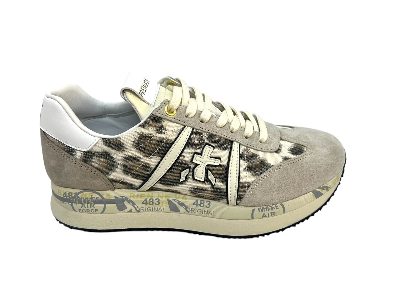 Premiata Sneakers CONNY beige Leoprint