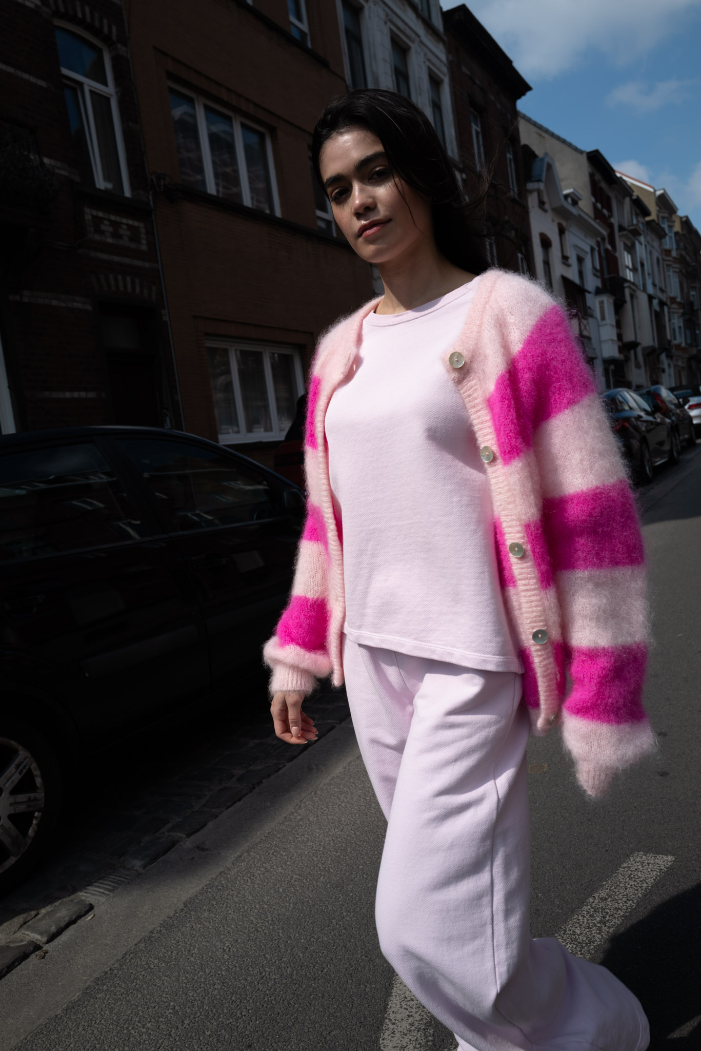 Twins Strickjacke TIMEA pink