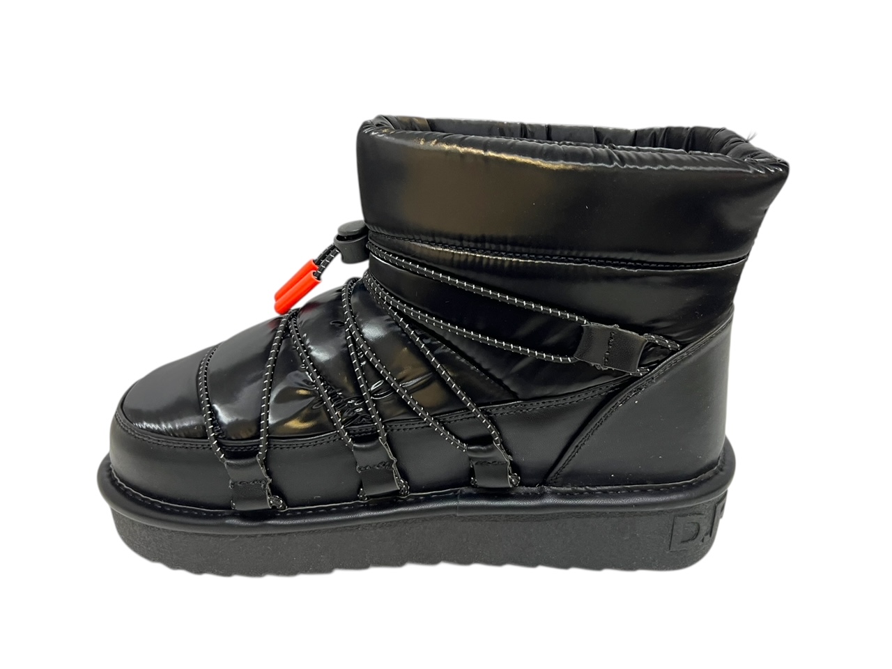 D.Franklin Boots schwarz