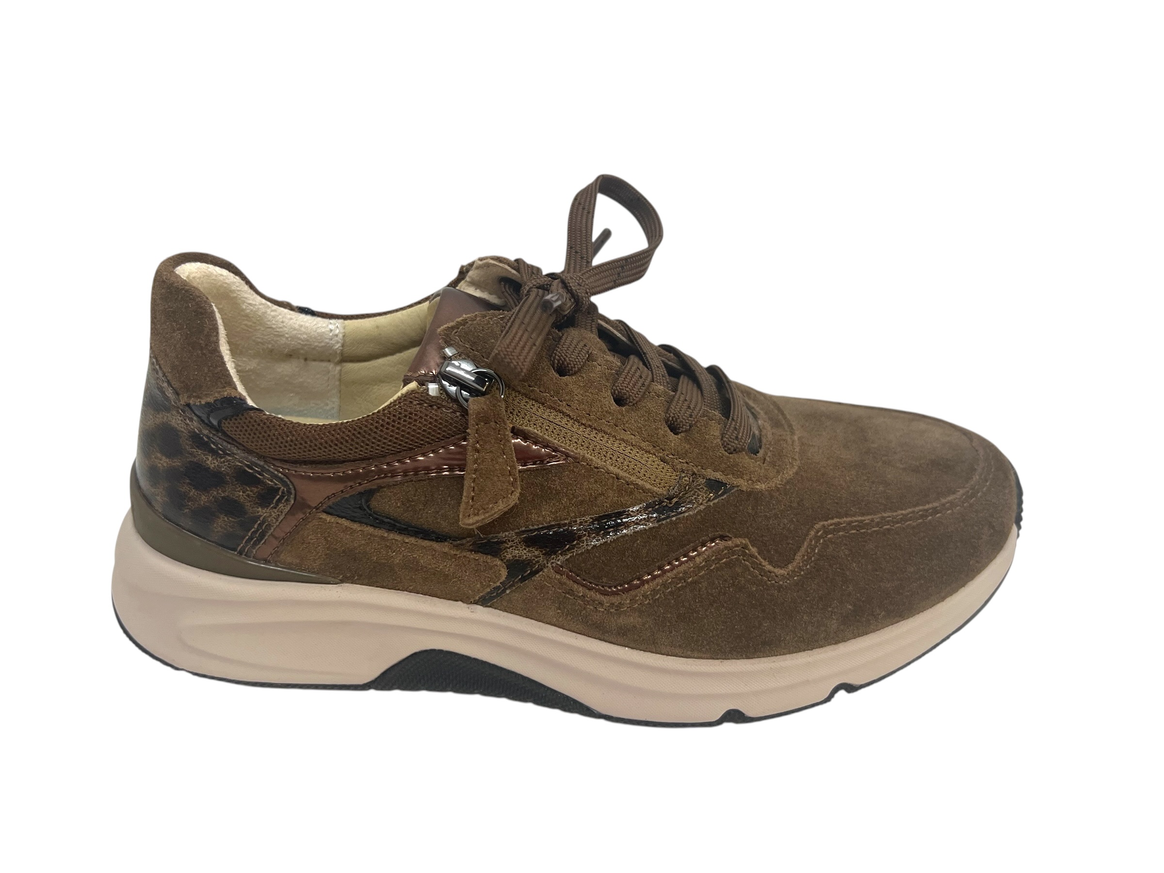 Gabor Komfort Schnürschuhe braun