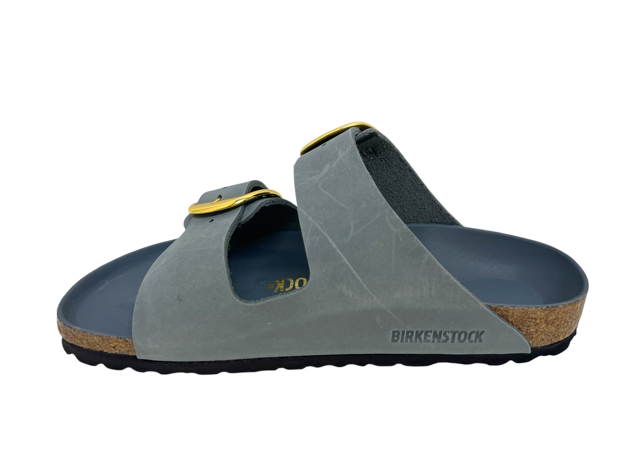 Birkenstock Pantolette ARIZONA BIG BUCKLE blaugrau / SCHMAL
