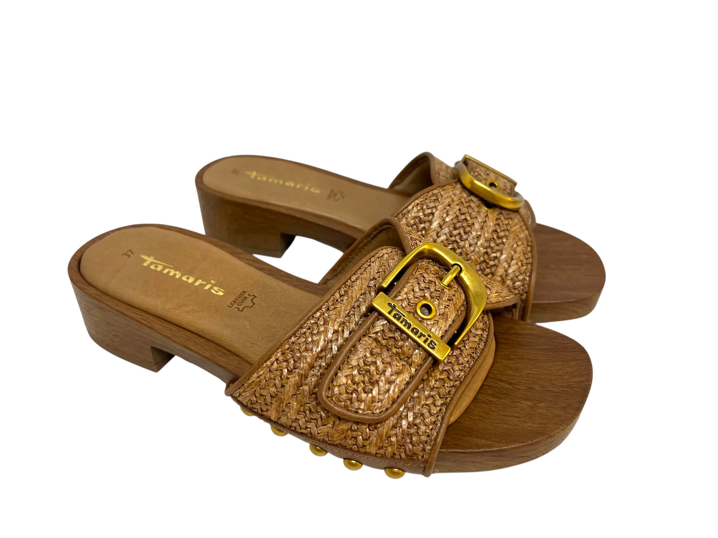 Tamaris Pantolette cognag Tamaris Pantolette cognag