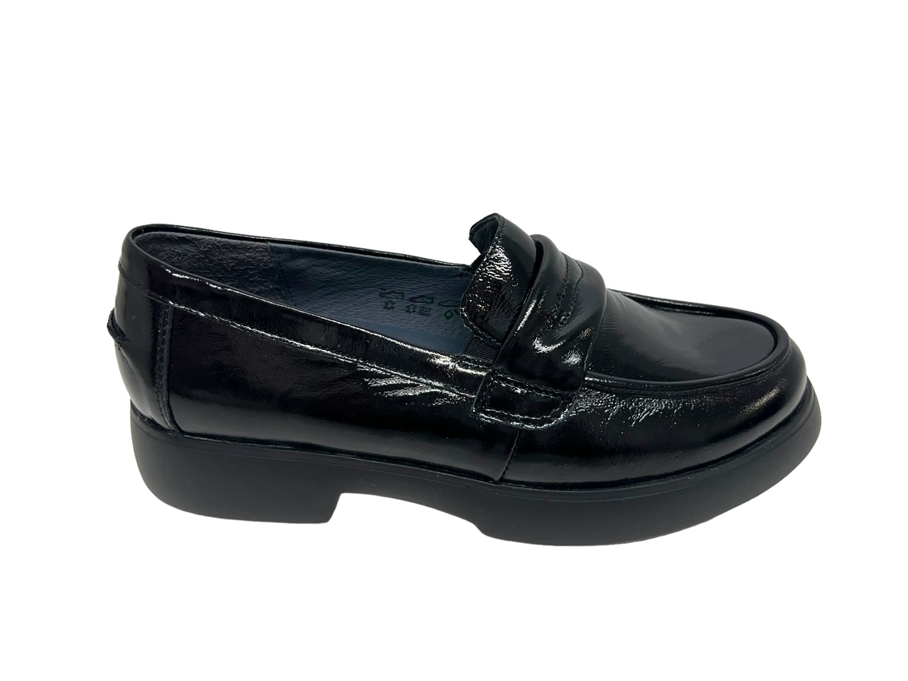 Waldläufer Lack Slipper H-Penny schwarz