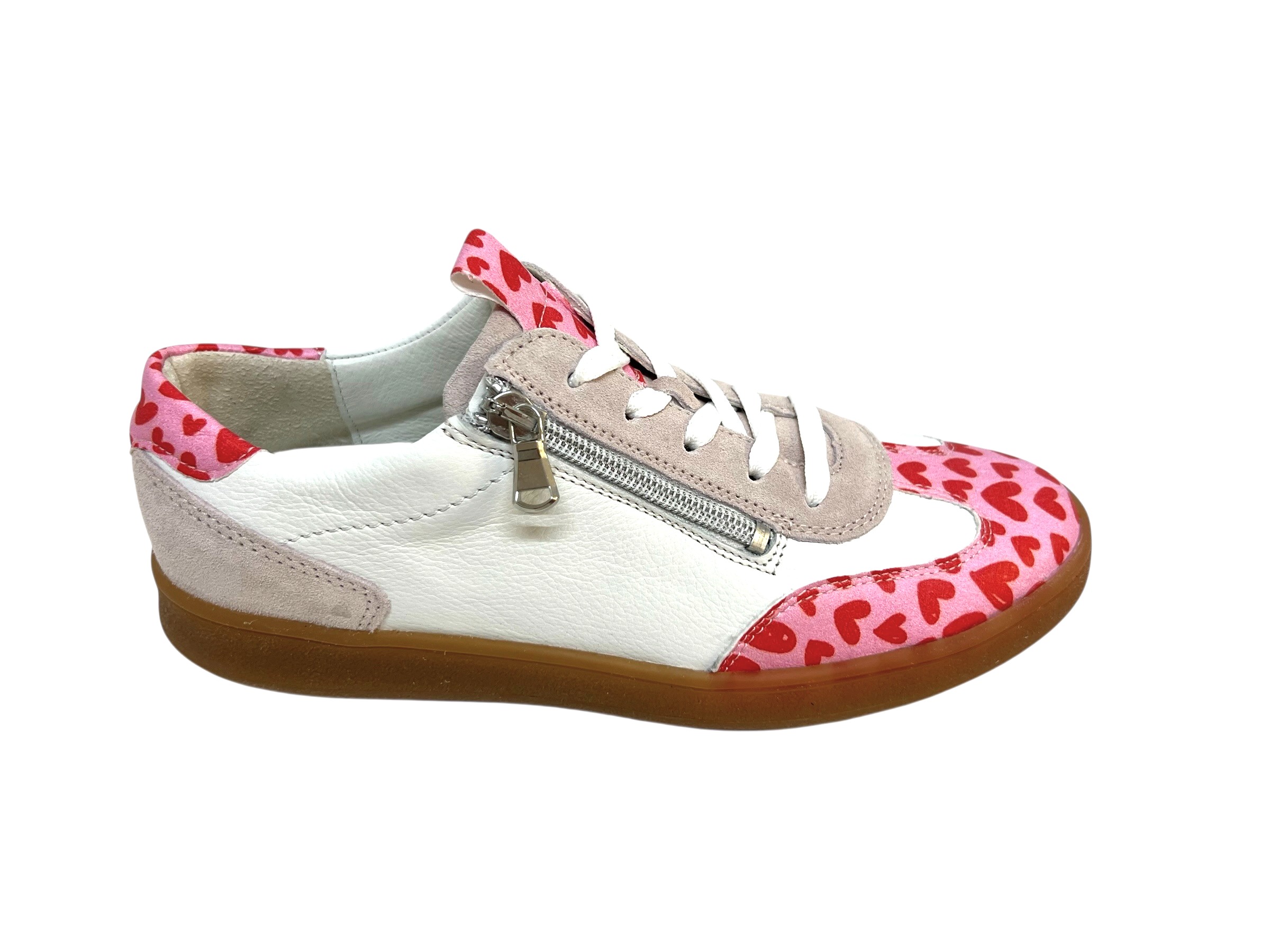 Waldläufer Sneakers H-DAISY weiß rosa Waldläufer Sneakers H-DAISY weiß rosa