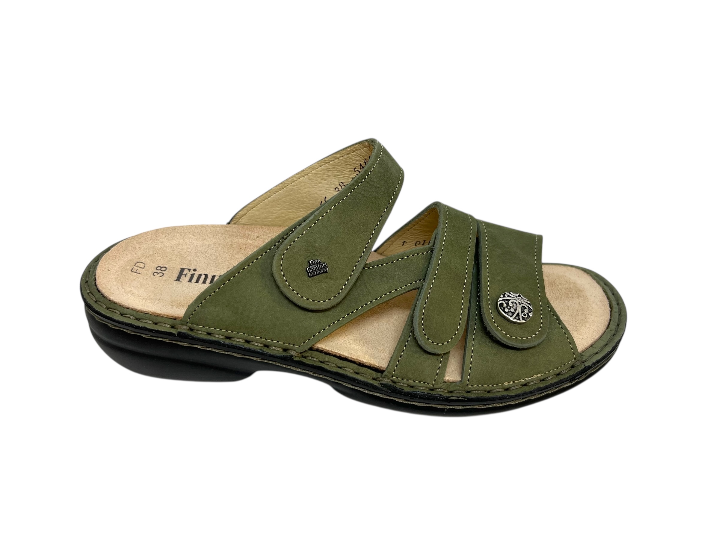 Finn Comfort Pantoletten VENTURA khaki Finn Comfort Pantoletten VENTURA khaki