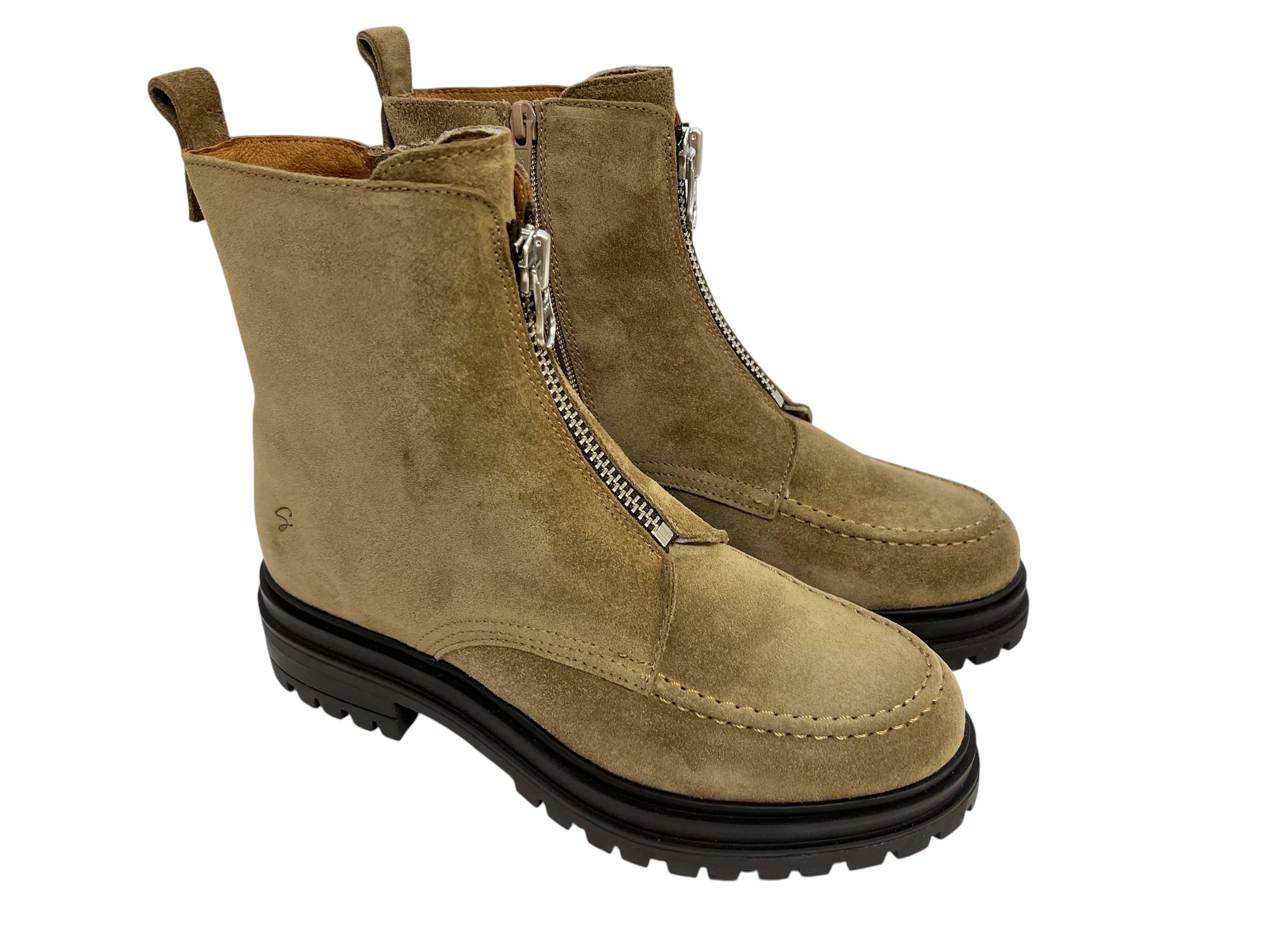 Shoedesign Copenhagen Stiefeletten ASPEN ZIP S taupe