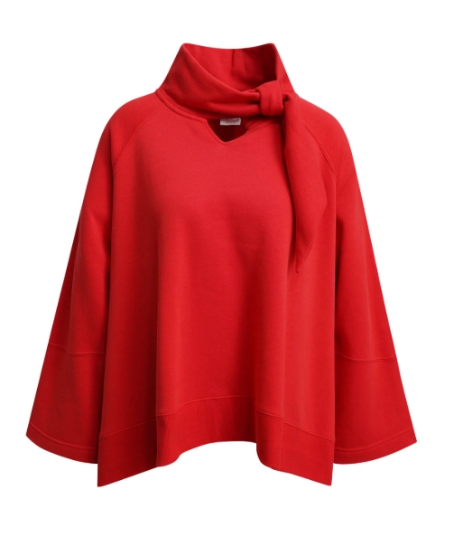 Smith & Soul Sweatshirt Cape love red