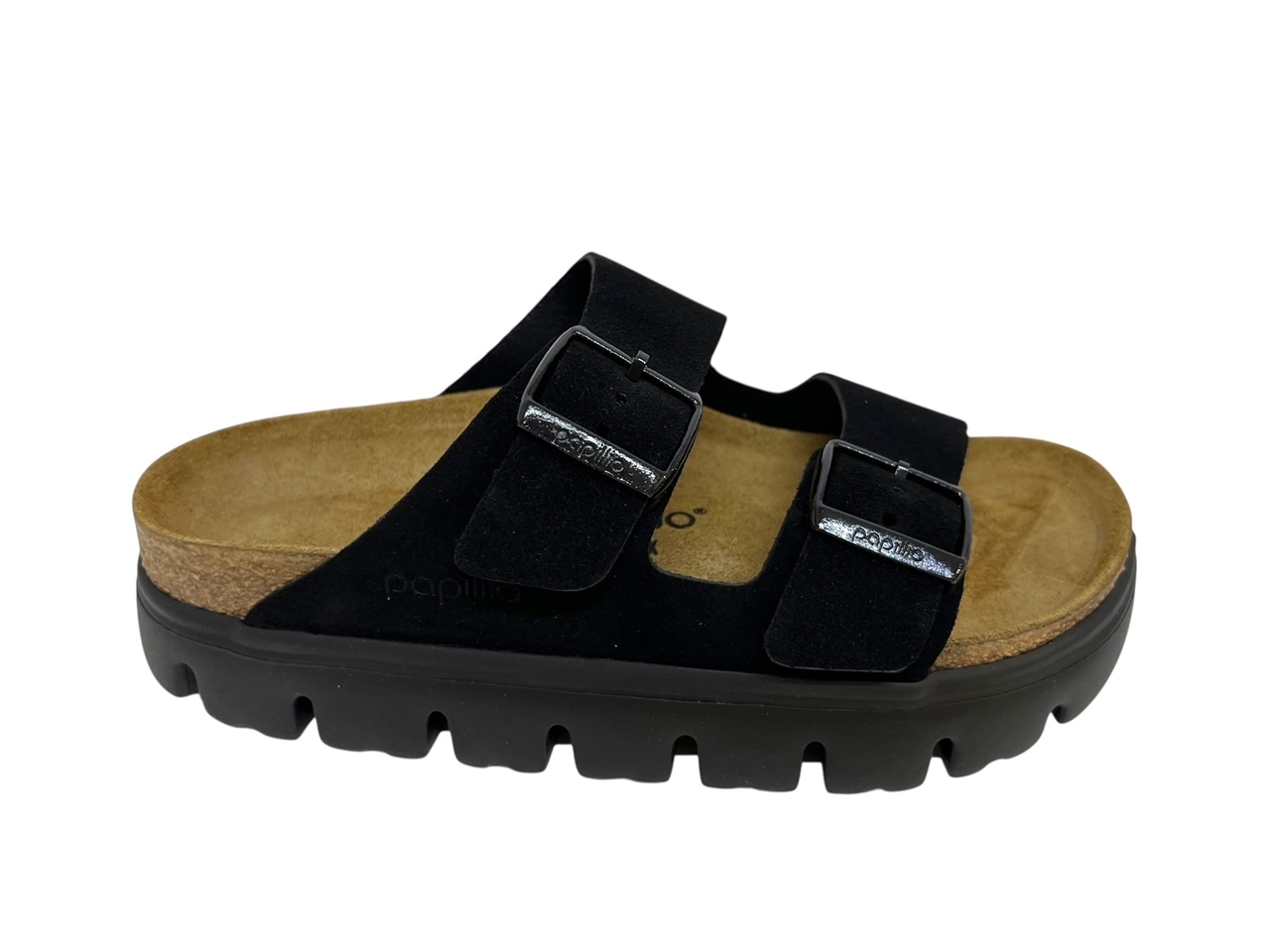 Birkenstock Papillio Pantoletten ARIZONA CHUNKY PAP schwarz
