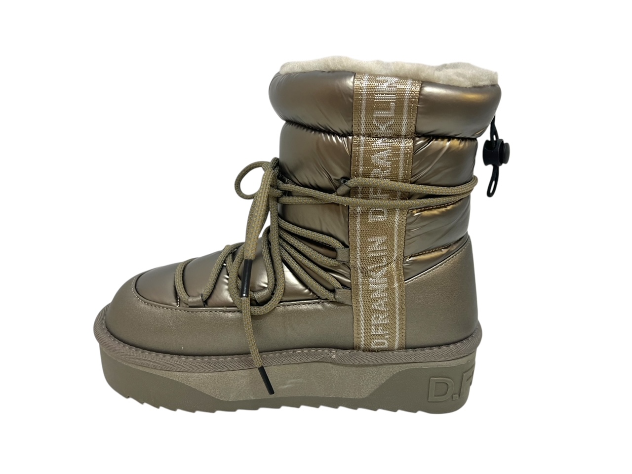 D.Franklin Boots Stiefeletten beige