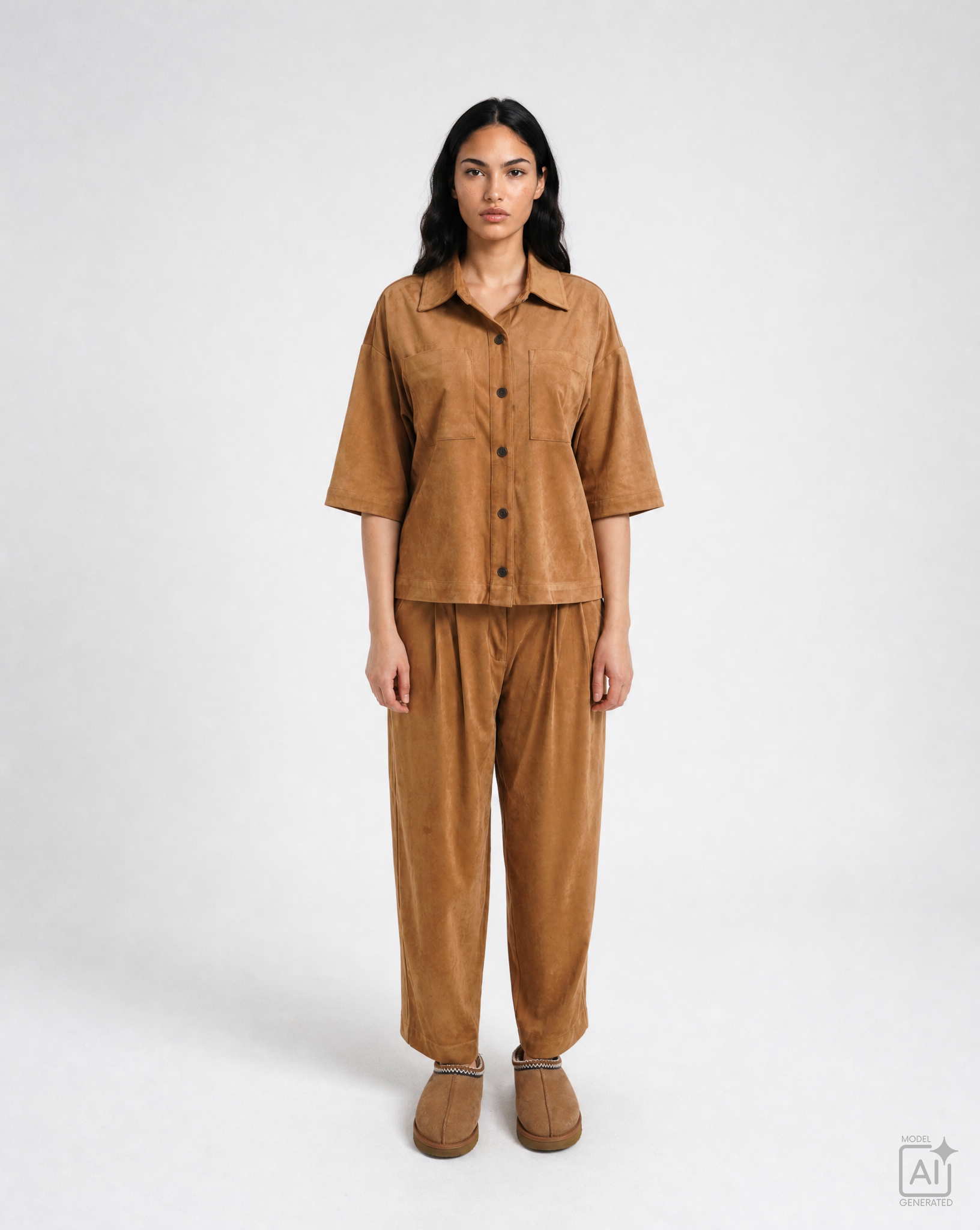Smith & Soul Bluse toffee