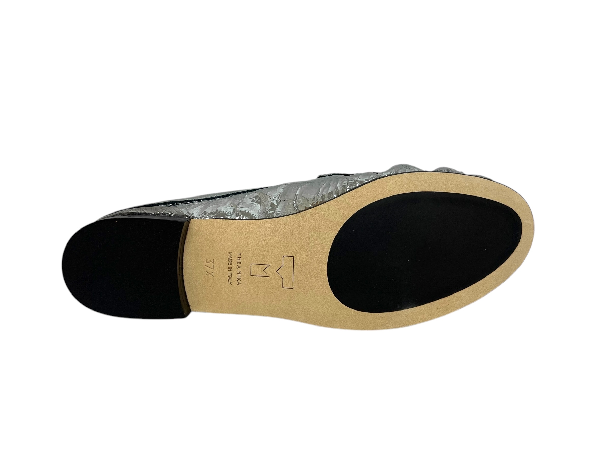 Thea Mika Mules PETRA silber metallic