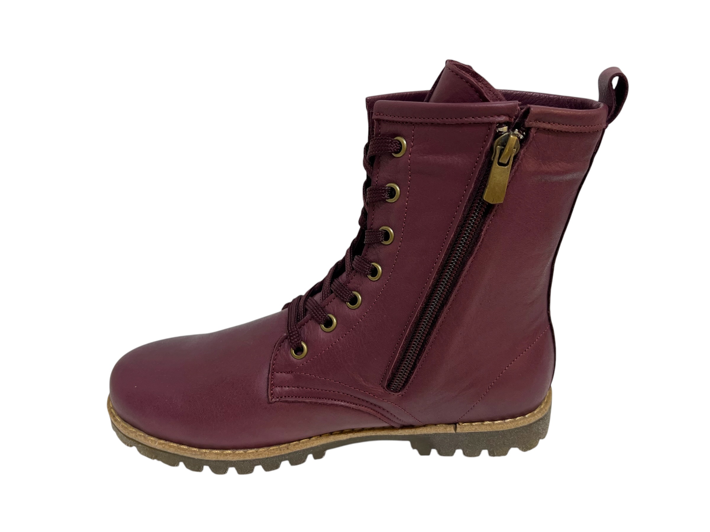 Andrea Conti Stiefelette bordeaux