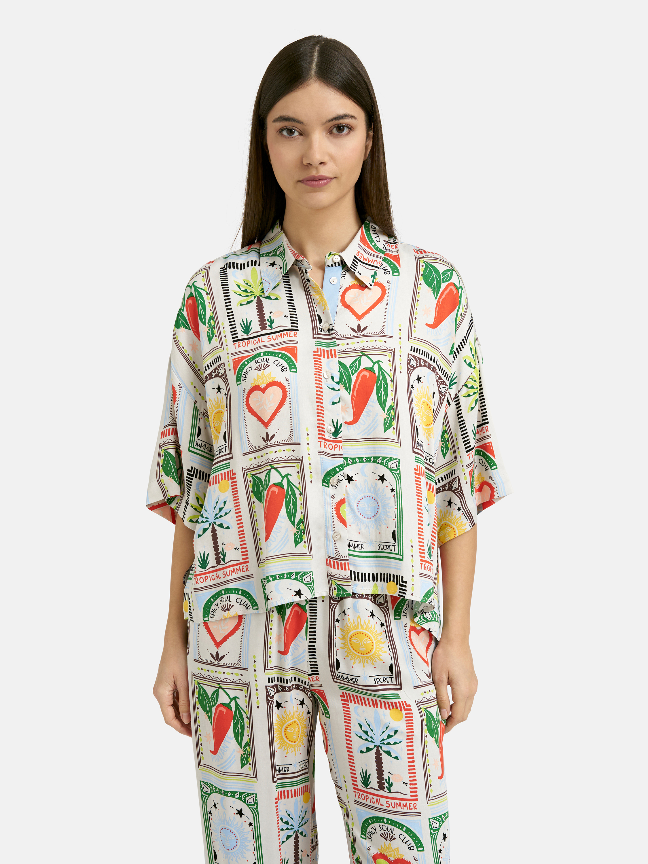 Smith & Soul Bluse chili print Smith & Soul Bluse chili print