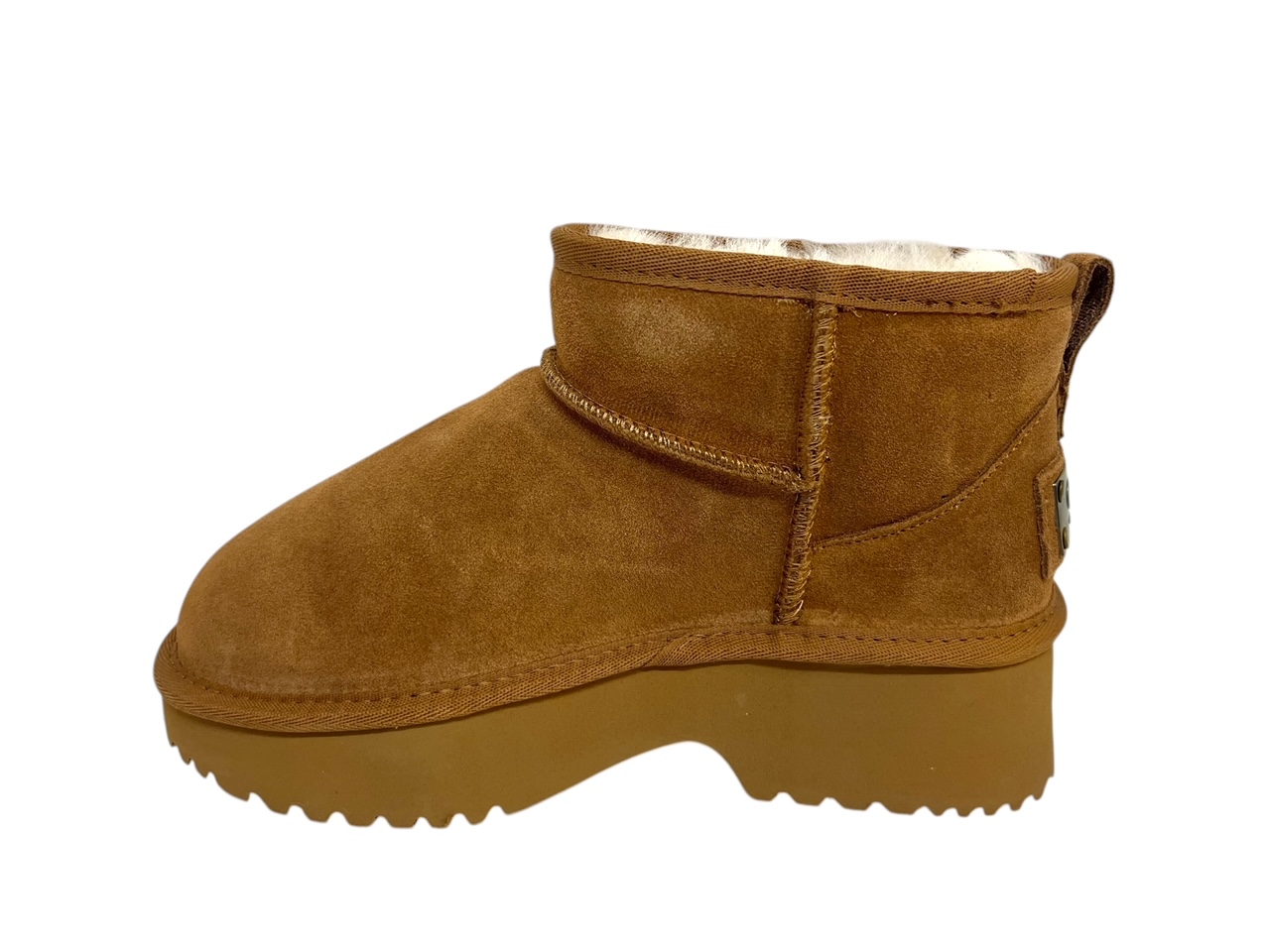OOG Stiefeletten Boots Plateau camel