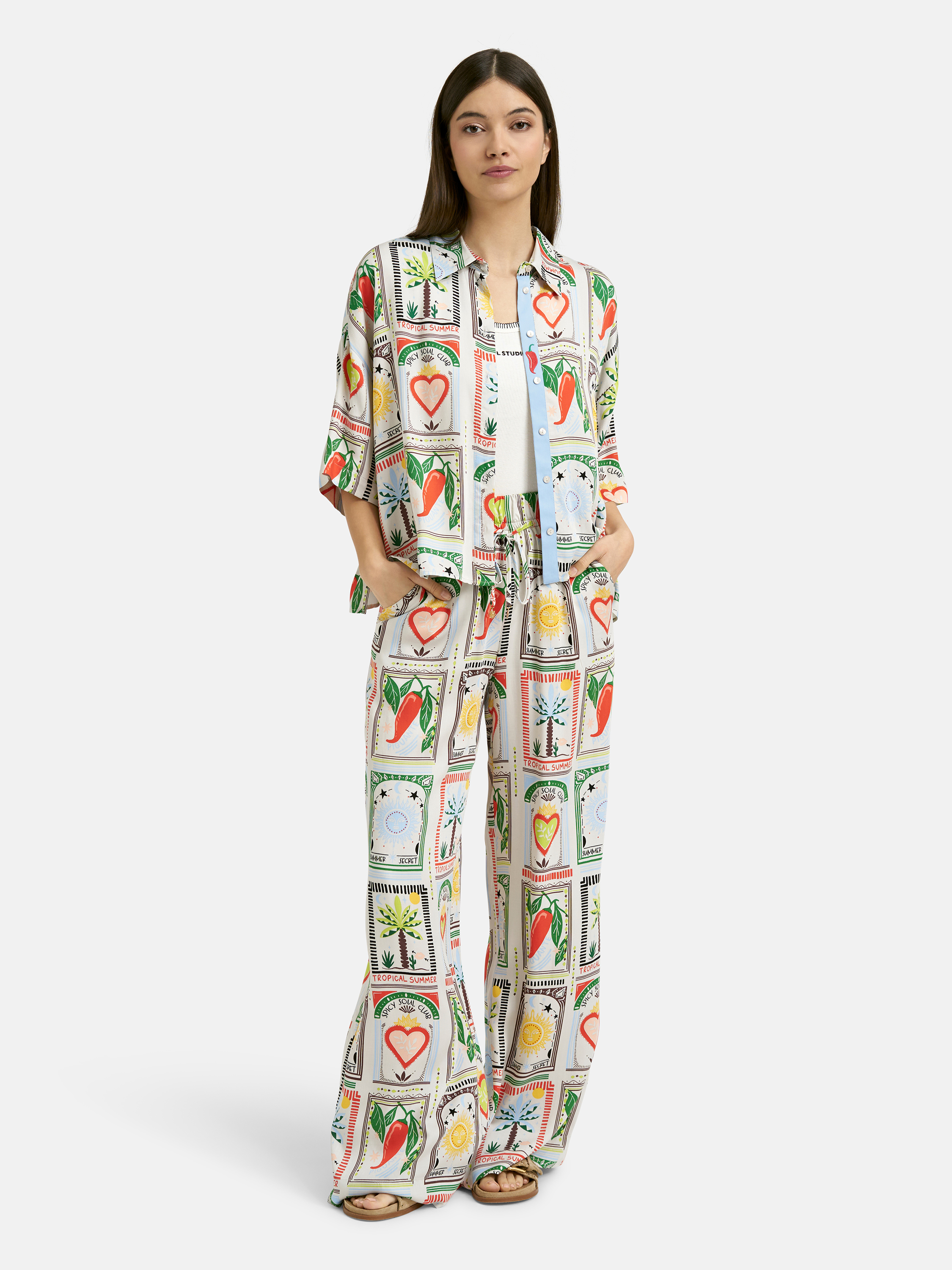Smith & Soul Bluse chili print Smith & Soul Bluse chili print