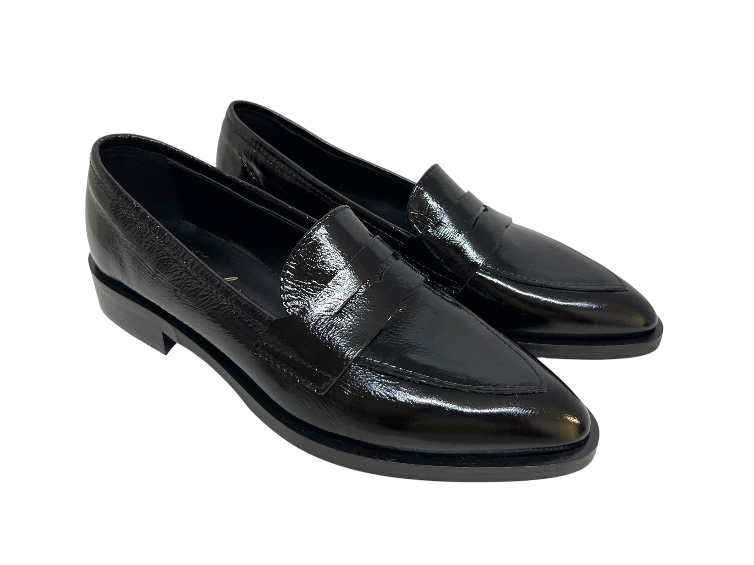 Gianluca Pisati Slipper TIMO schwarz Lack
