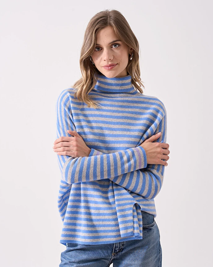 Absolut Cashmere Rolli JOANNA blau