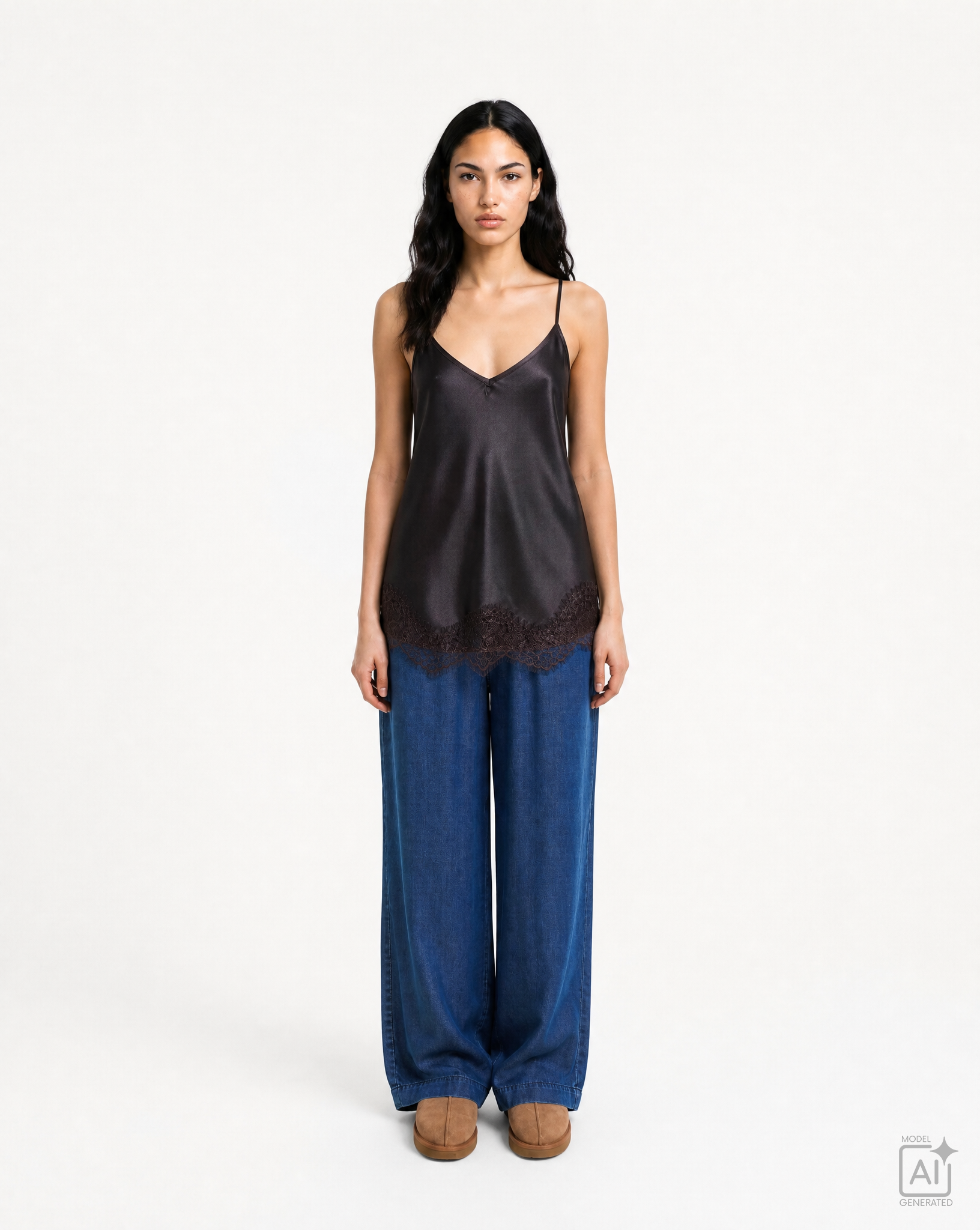 Smith & Soul Top dunkelbraun