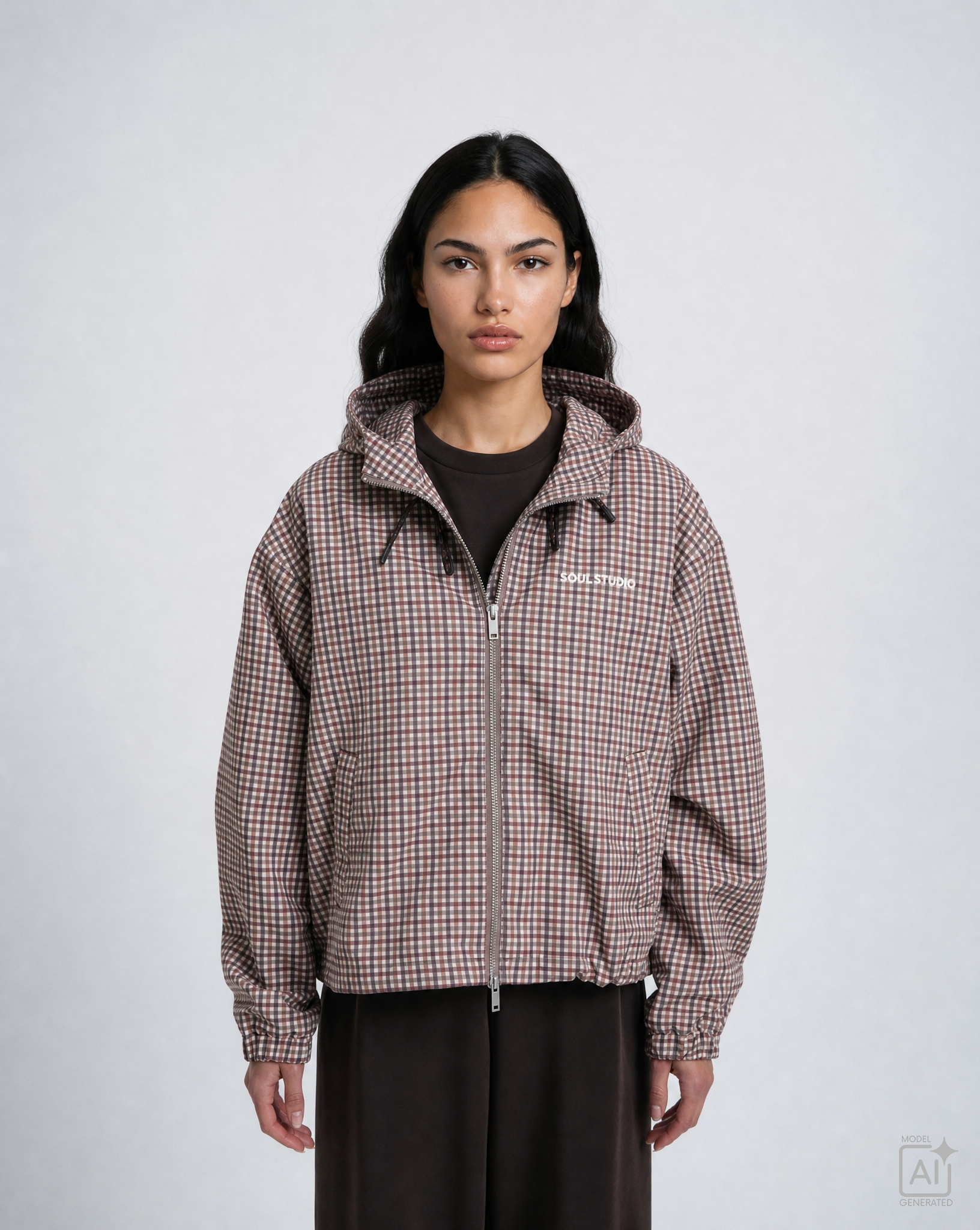 Smith & Soul Jacke braun kariert Smith & Soul Jacke braun kariert