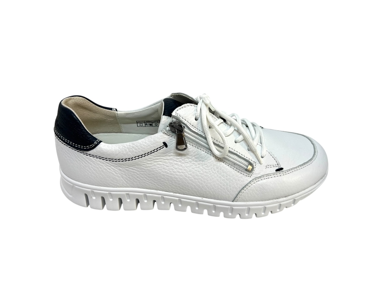 Waldläufer Schnürschuhe H-BALDO weiß