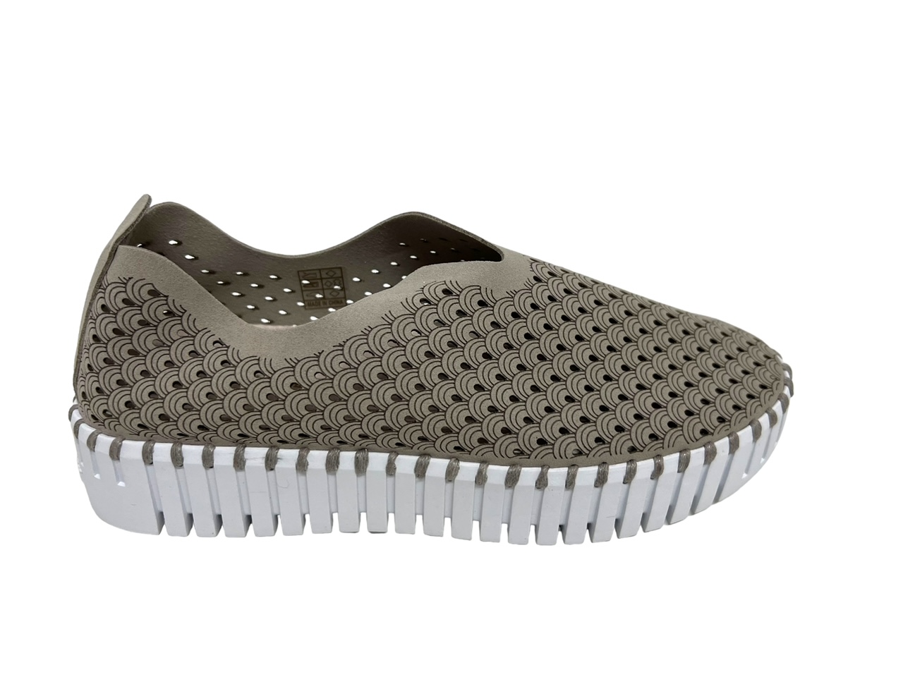 Ilse Jacobsen Slipper Plateau TULIP grau