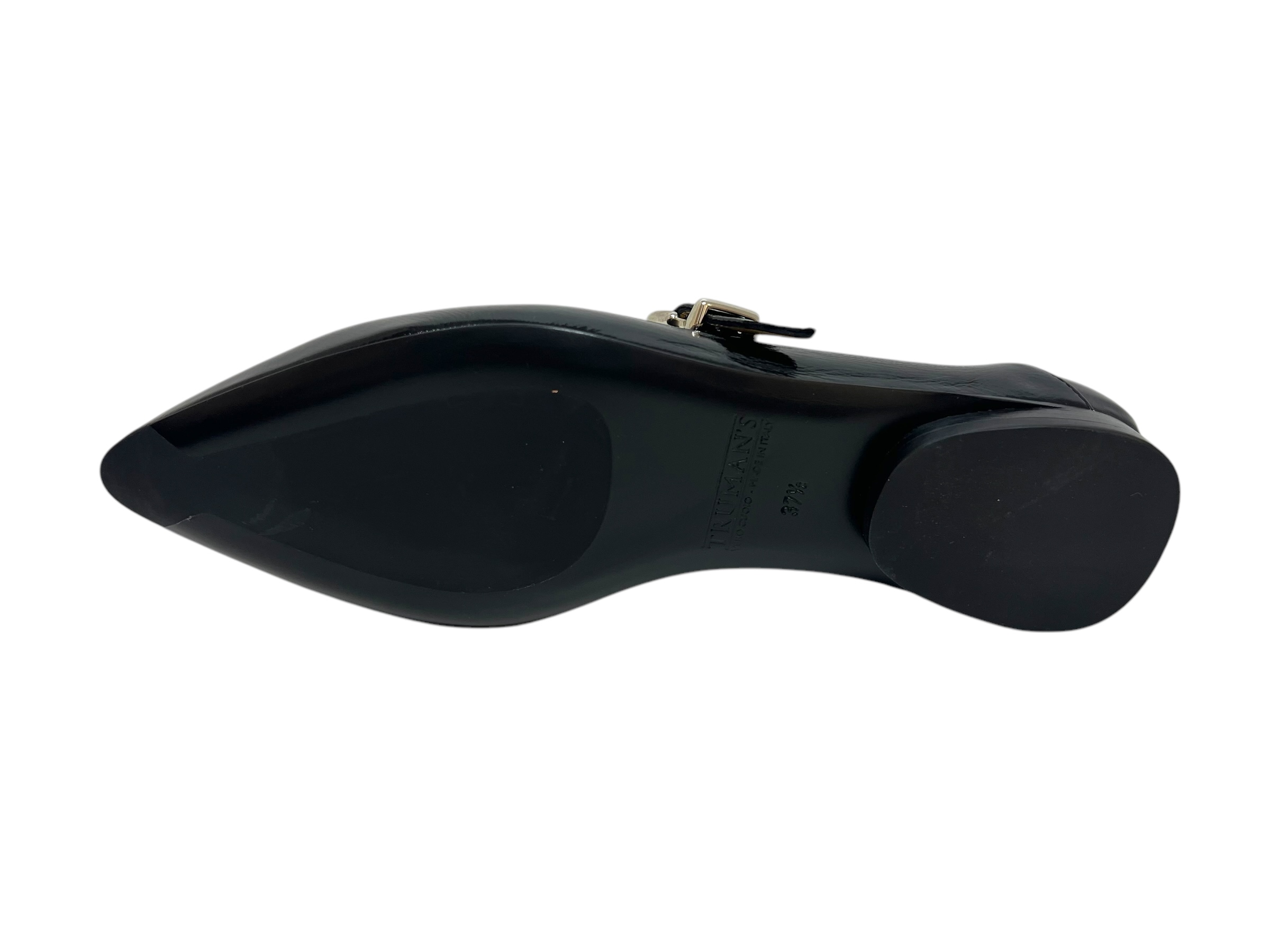 Trumans Riemchen Ballerina schwarz