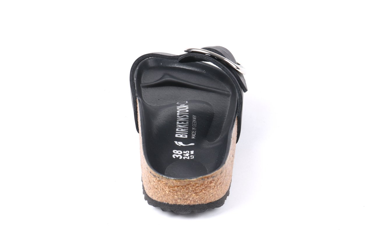 Birkenstock Pantoletten MADRID BIG BUCKLE schwarz