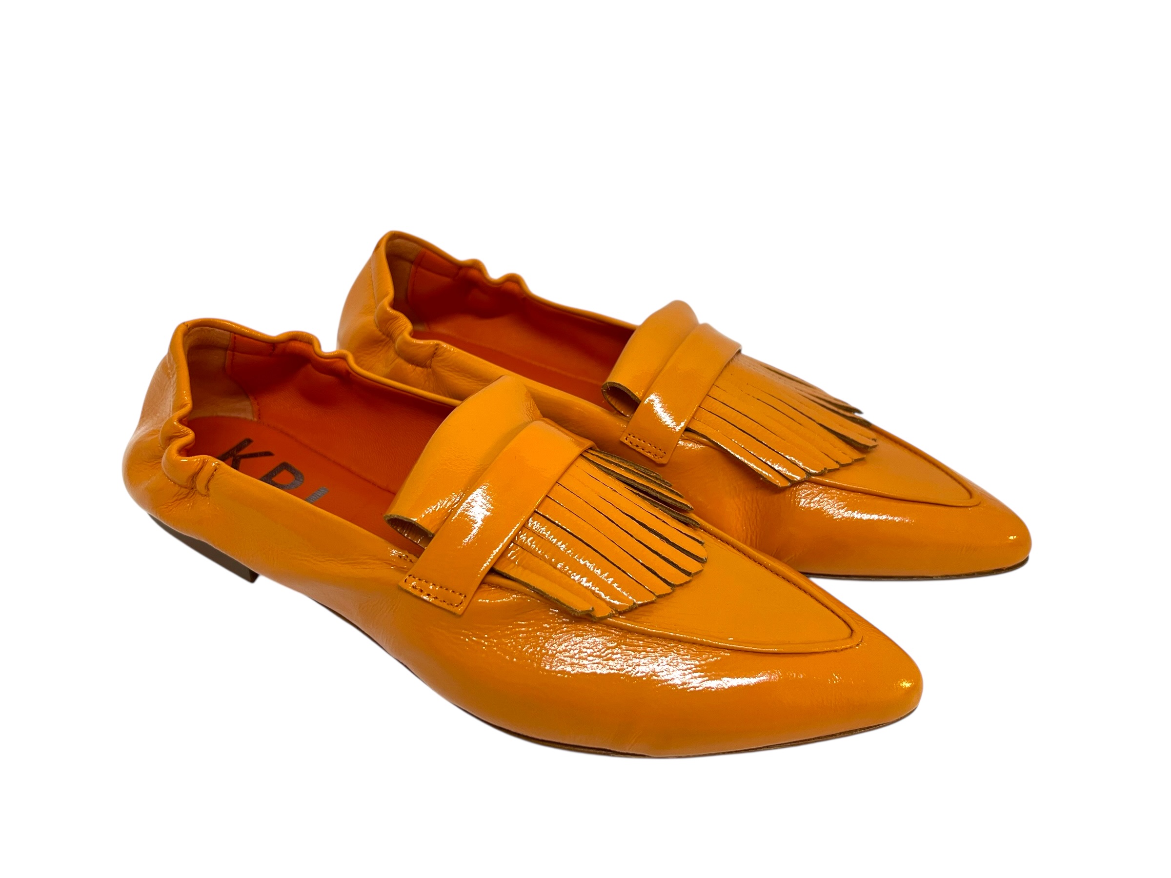 Kroll Lack Slipper WEDGE orange Kroll Lack Slipper WEDGE orange