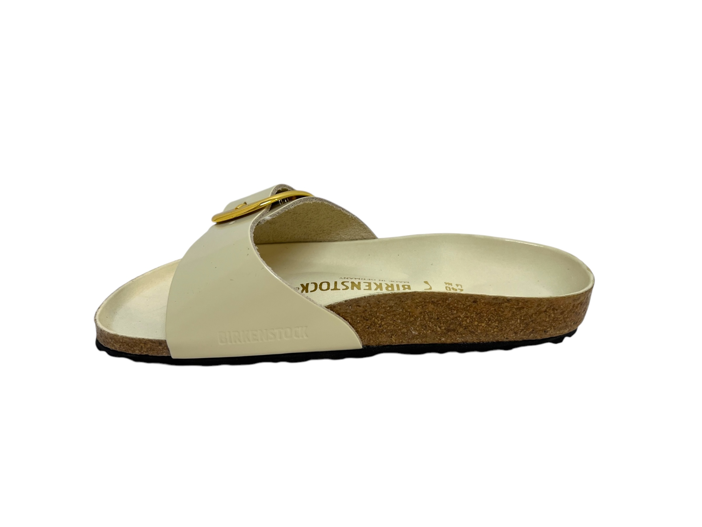 Birkenstock Pantoletten MADRID Big Buckle beige