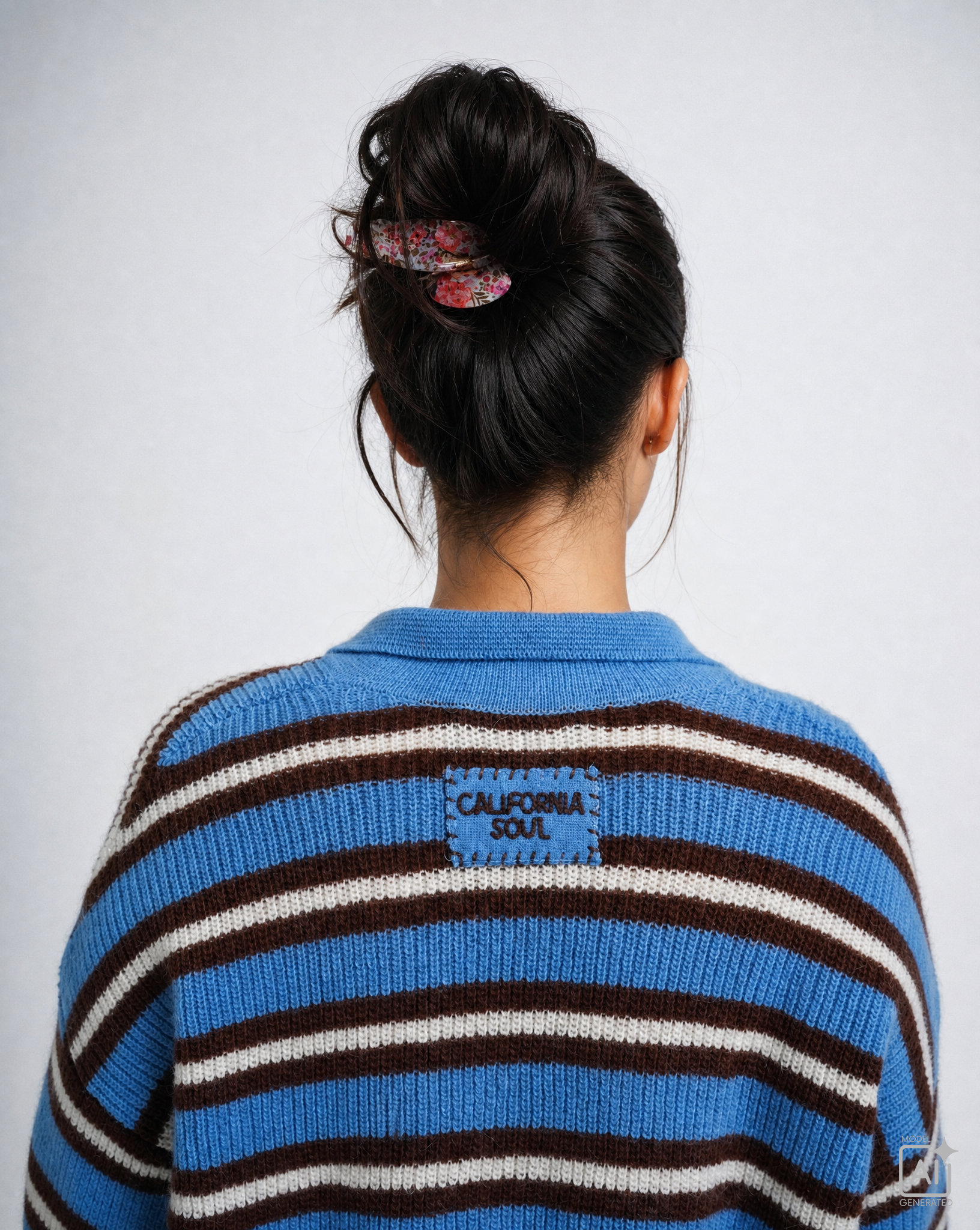Smith & Soul Pullover blau / braun Smith & Soul Pullover blau / braun
