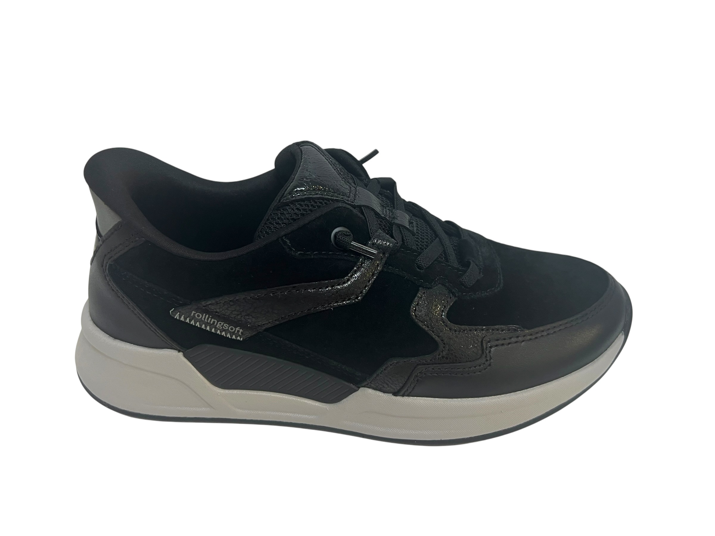 Gabor Komfort Schnürschuhe schwarz
