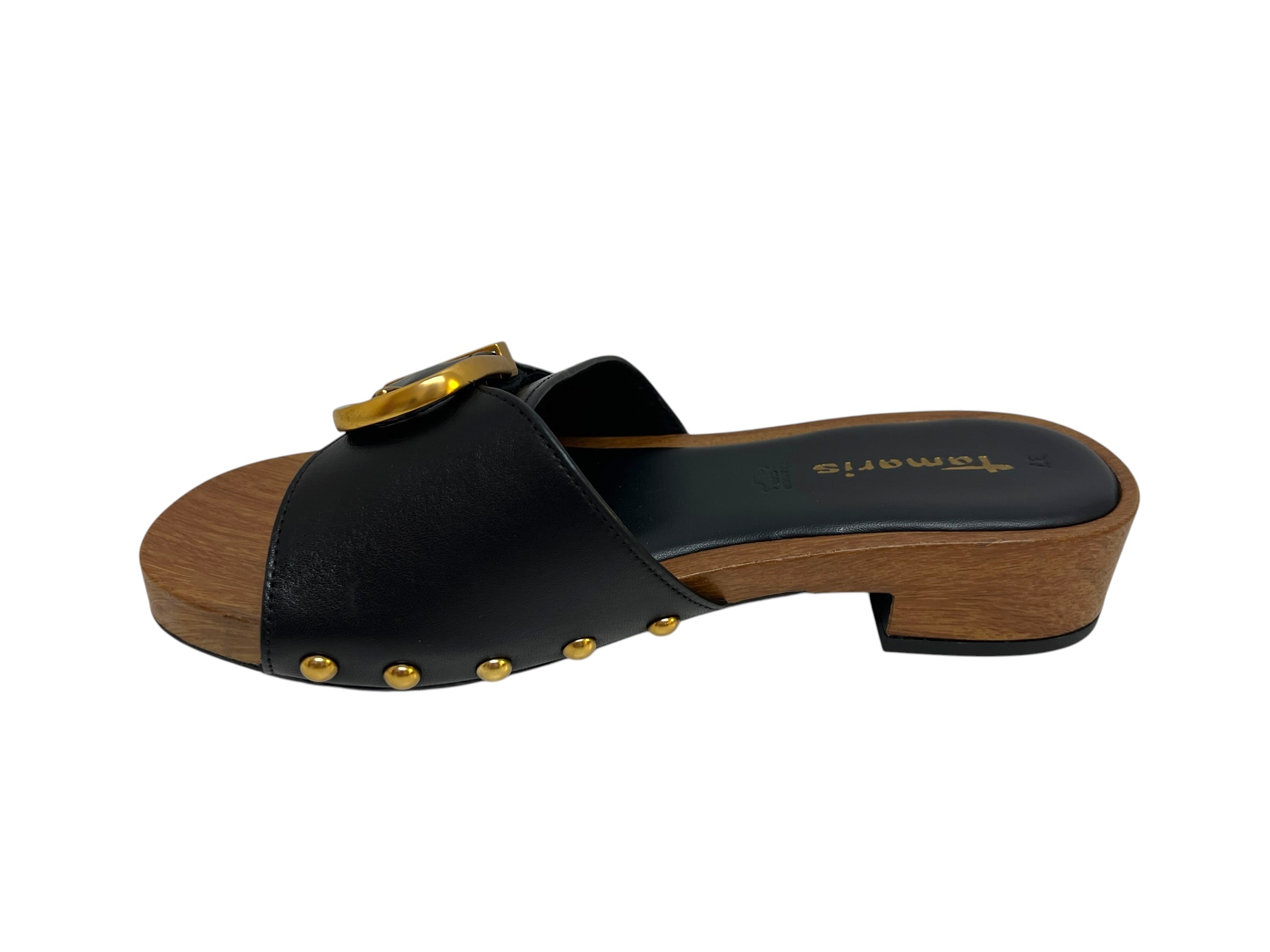 Tamaris Pantolette schwarz Tamaris Pantolette schwarz