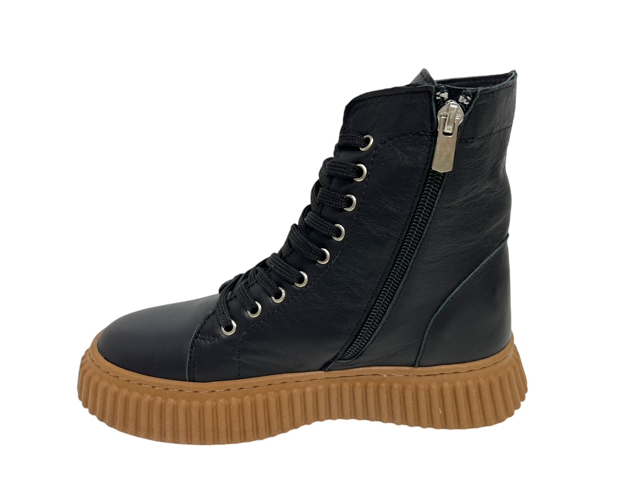Andrea Conti Plateau Stiefeletten schwarz