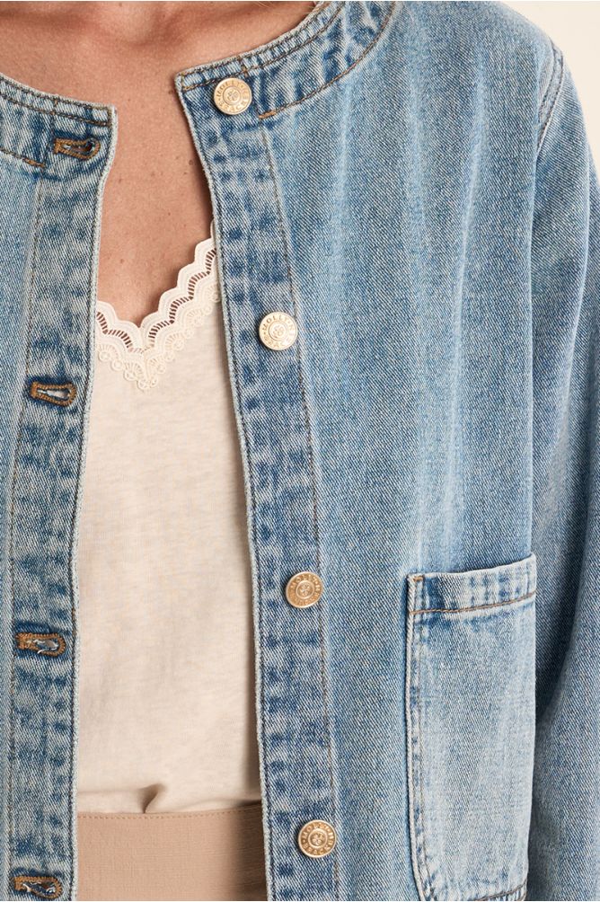 Molly Bracken Jeansjacke blau Molly Bracken Jeansjacke blau