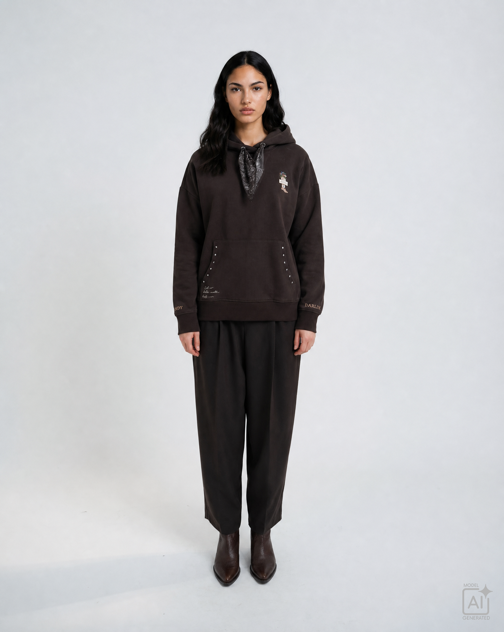 Smith & Soul Hoodie chocolate