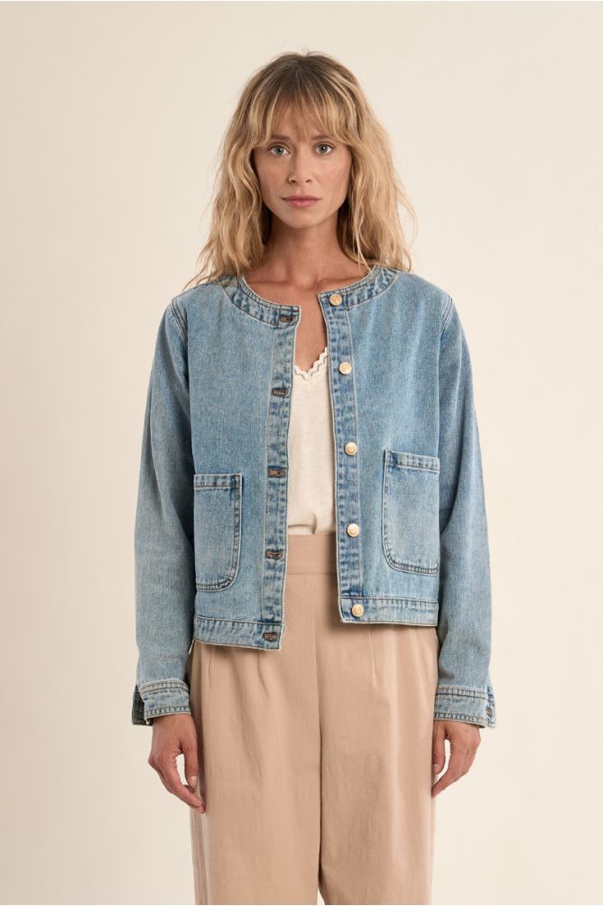 Molly Bracken Jeansjacke blau Molly Bracken Jeansjacke blau