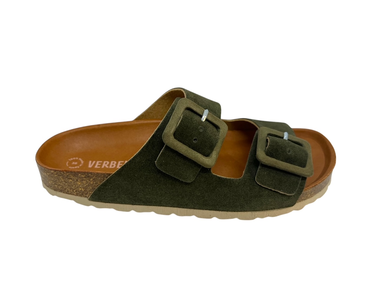 Verbenas Pantoletten RANDELL khaki